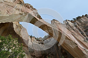 La Ventana Arch, El Malpais, New Mexico beneath