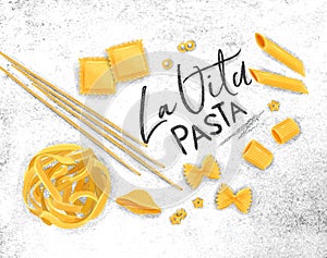 La vita pasta poster