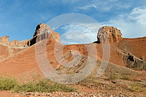 La Yesera geologic formation, Dry Stream, Salta, Argentina