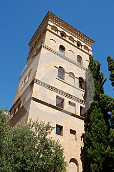 La Zuda Tower (or Azuda) in Zaragoza photo