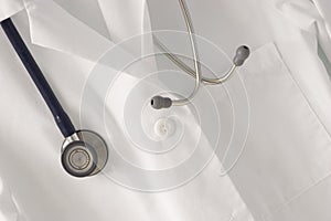 Lab Coat and Stethoscope
