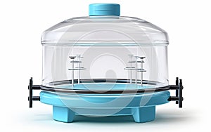 Lab Desiccator on White Background