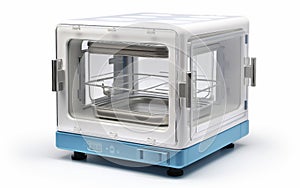 Lab Desiccator on White Background