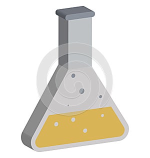 Lab Experiment Isolated Vector Icon Editable