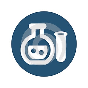 lab glassware Vector icon which can easily modify or edit