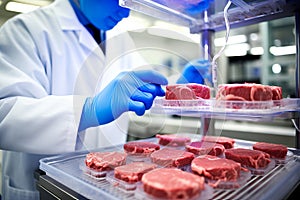 Lab-grown meat, cultivating protein with stem cells for sustainable future food production