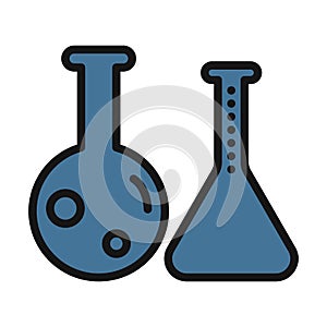 Lab line isolated vector icon can be easily modified and edit