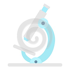 Lab microscope icon cartoon vector. Chemistry research