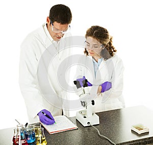 Lab Techs at Work