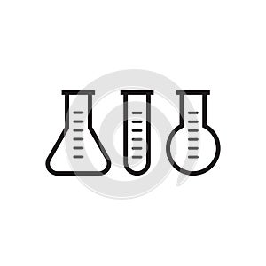 Lab Testing Tube Sulhouettes