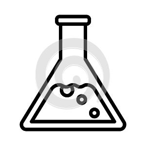 Lab thin line vector icon