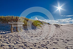 Leba Dunes in Poland