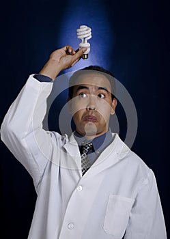 Labcoat Lightbulb Idea photo