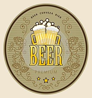 Label beer