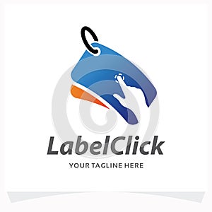 Label Click Logo Design Template
