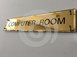 Label computer room