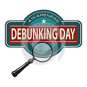 Label for Debunking Day