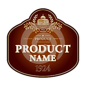 Label design