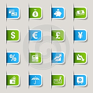 Label - Finance icons