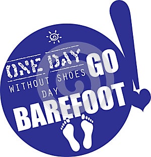 Label go barefoot