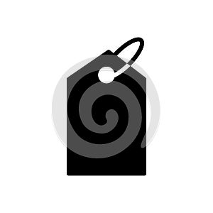 Label vector glyph flat icon