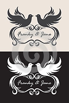 Label name wedding invitation