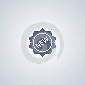 Label new , vector best flat icon