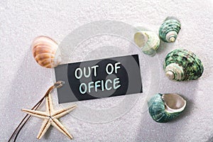 Label with out of office