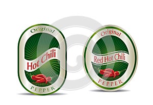 Label for a product (chilli sauce)