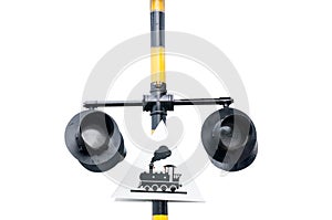 Label warn beware train