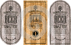 Labels for beer