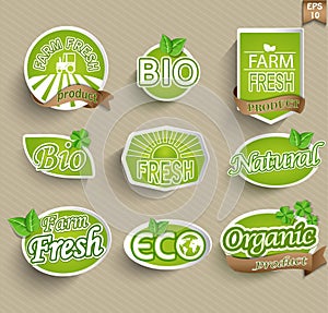 Labels for natural food