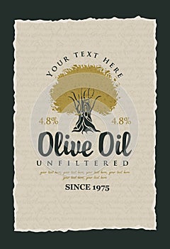Labels for olive oils