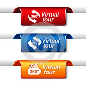 Labels for virtual tour