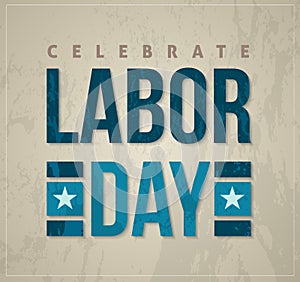 Labor day celebrate poster