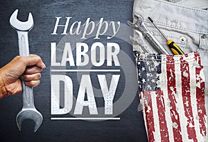 Labor day holiday poster background idea