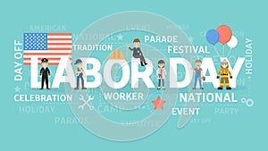 Labor day illustration.