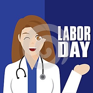 Labor day poster