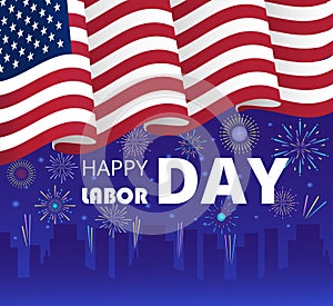 Labor Day poster or header for web