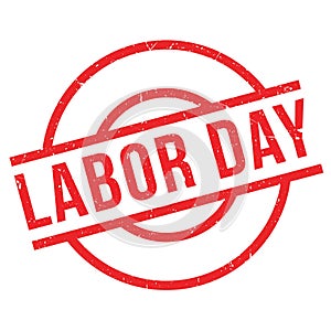 Labor Day rubber stamp