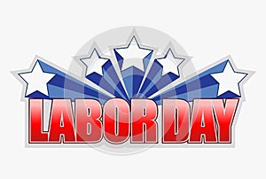 labor day sign illustration design