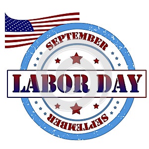 Labor day stamp