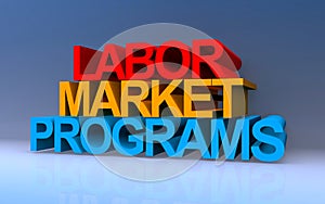 labor market programs on blue