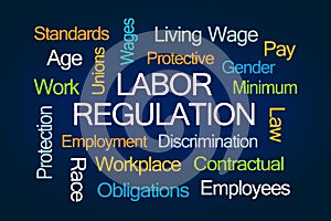 Labor Regulation Word Cloud