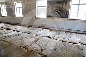 Labor sleeping bedroom from Auschwitz