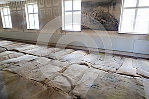 Labor sleeping bedroom from Auschwitz photo