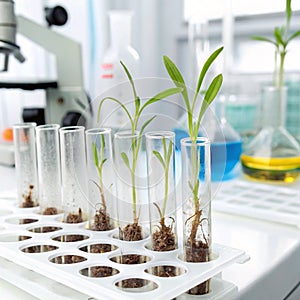 Laboratory analysis of genetically modified plants