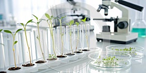 Laboratory analysis of genetically modified plants