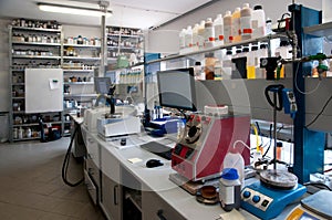 Laboratory for chemical analysis photo