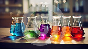 laboratory chemistry beakers